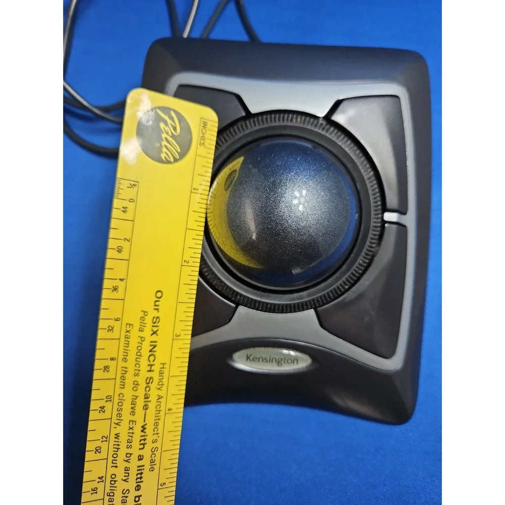 Kensington Expert Mouse Trackball K64325 Wired USB 4-Button Scroll Ring Tested